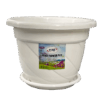 Spiral Pot 10" w/ Plate