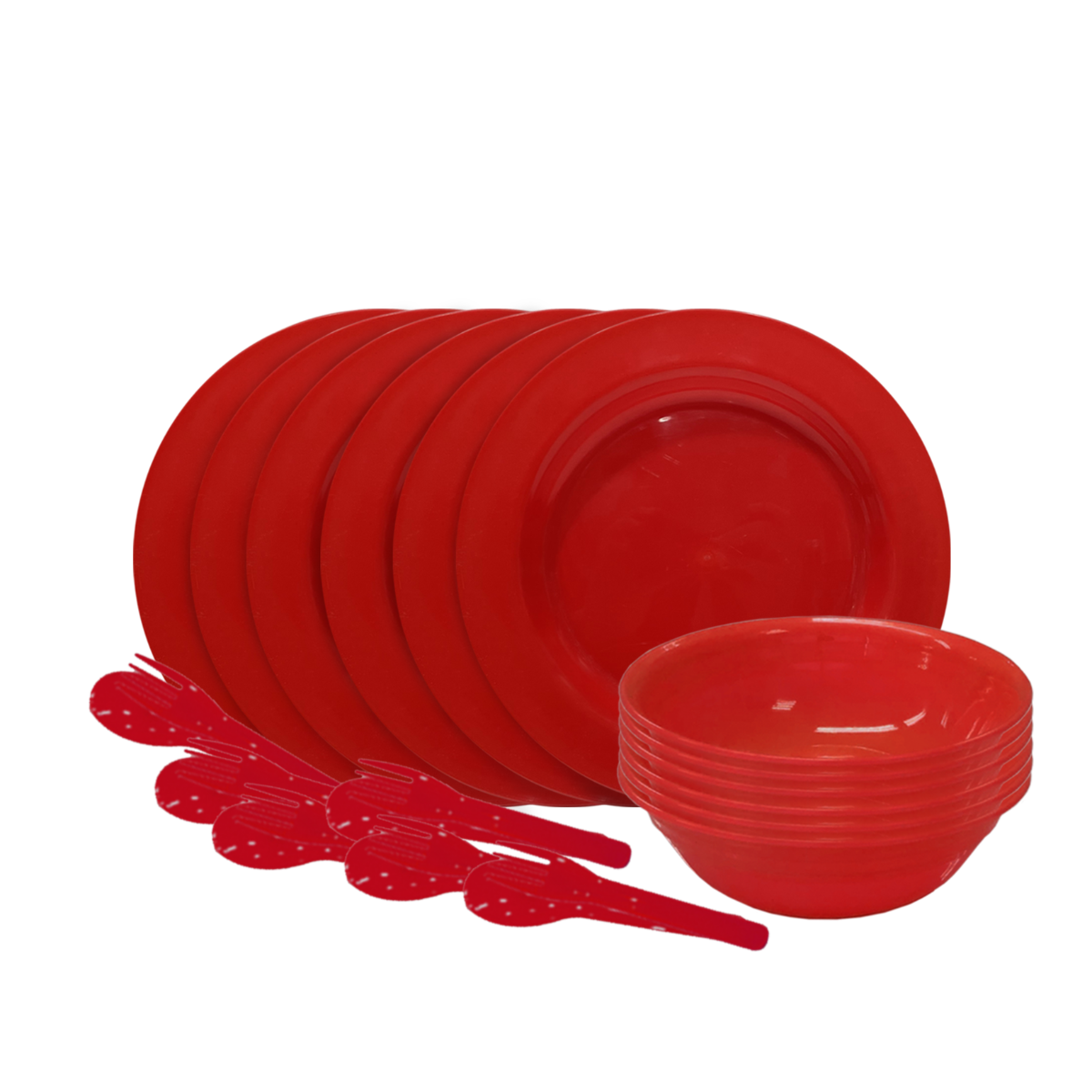 Dinnerware Set Bundle1 red